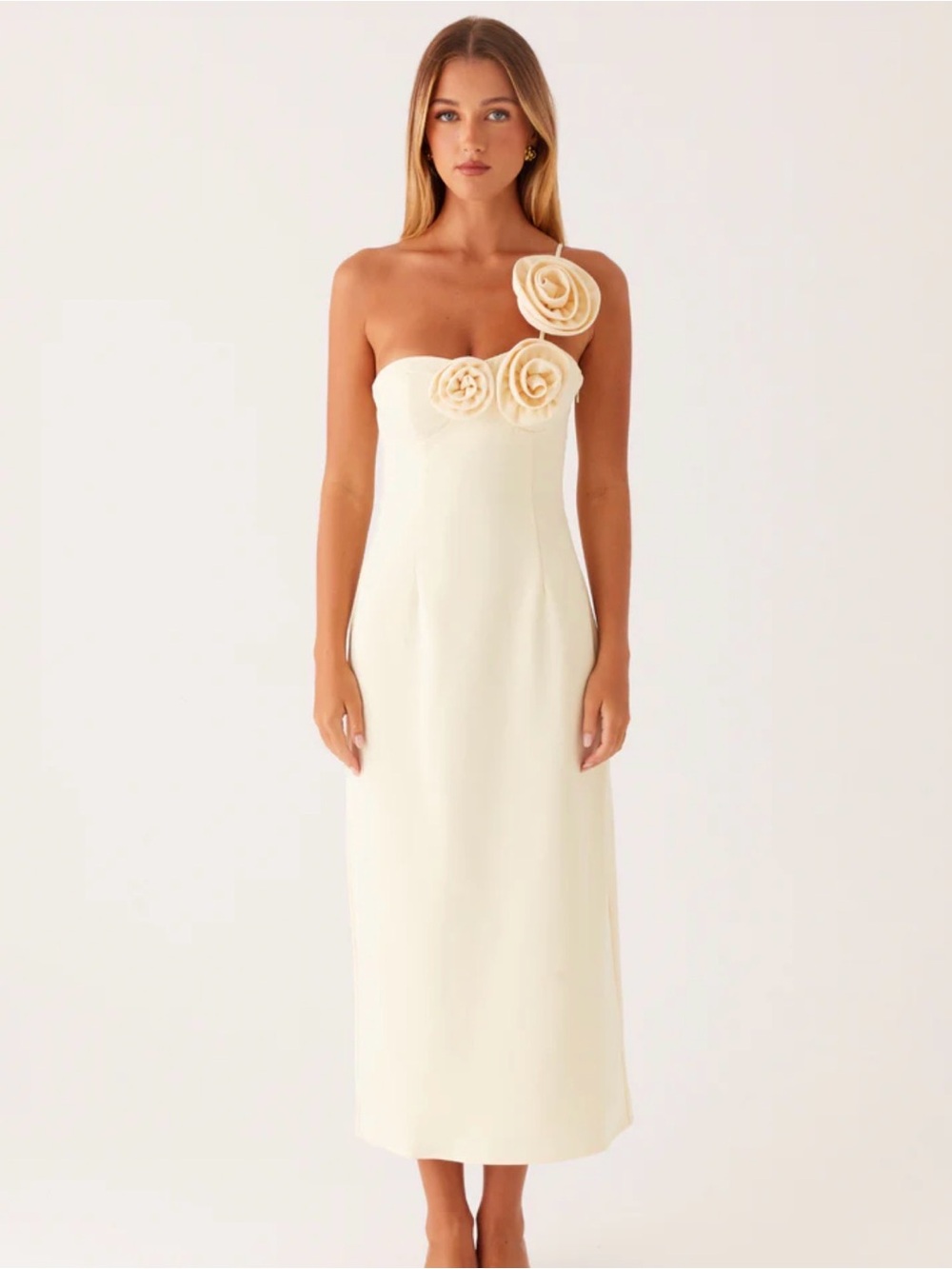 PEPPERMAYO Sweetpea Midi Dress - Yellow